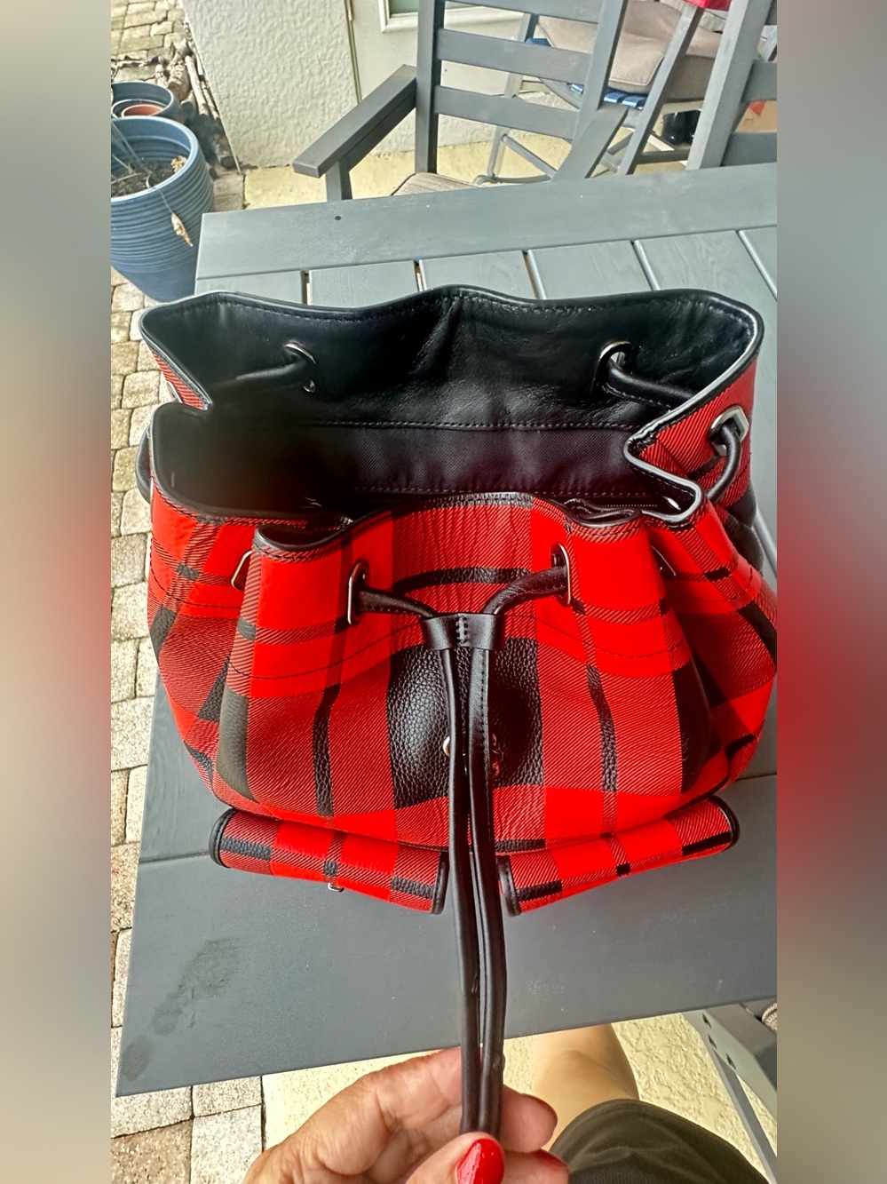 Coach Turnlock Tie Rucksack Backpack - Picture 8 of 16